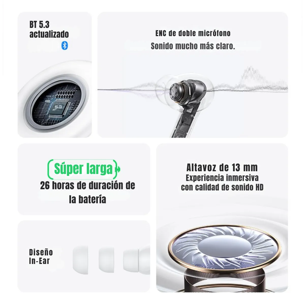 USAMS - Audífonos Bluetooth Enc Usams Xd19 Color Azul Claro