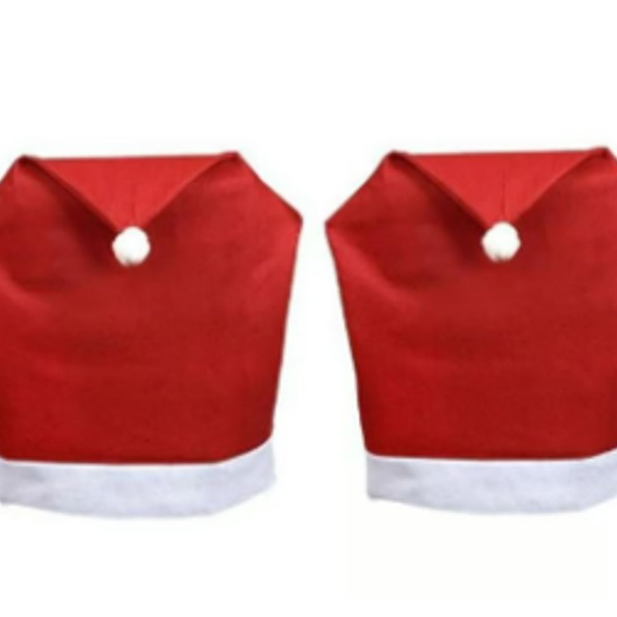GENERICO - PACK X 2 COBERTOR FUNDA DE SILLAS DE NAVIDAD