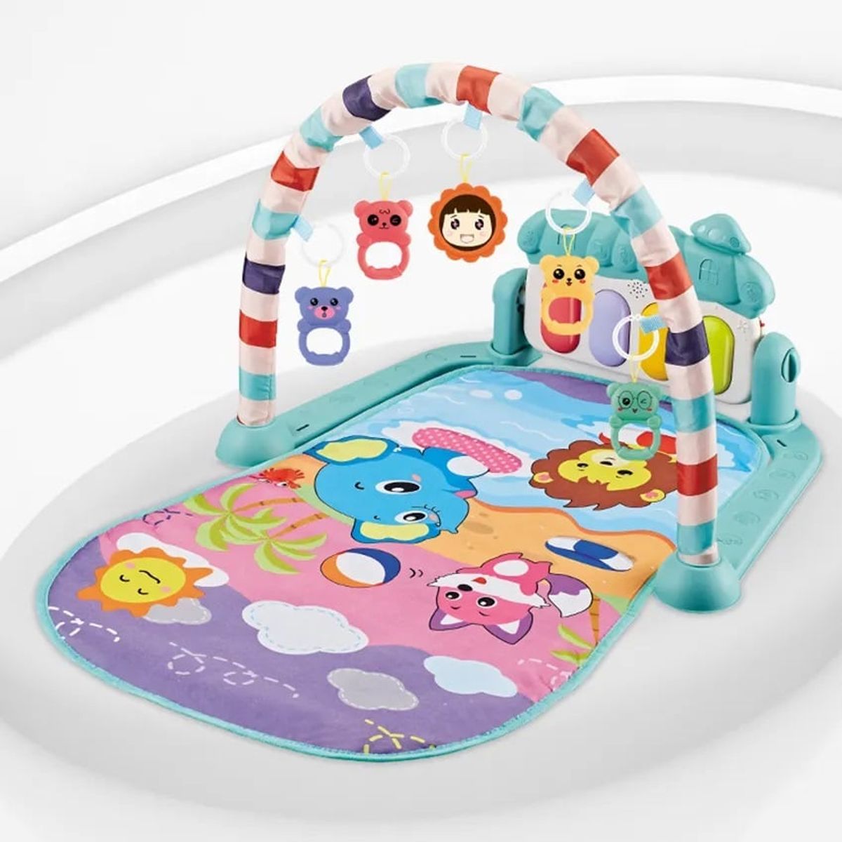 BABY - Alfombra Musical Con Piano Set Estimulación Para Bebe Gym