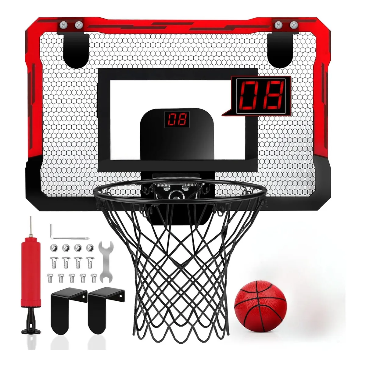 ATURE - Juego Mini Basketball Cesta Canasta De Pared Con Marcador