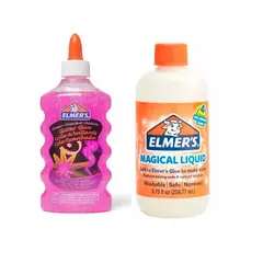 ELMERS - Set Pegamento Rosa 177ml + Activador De Slime 258ml