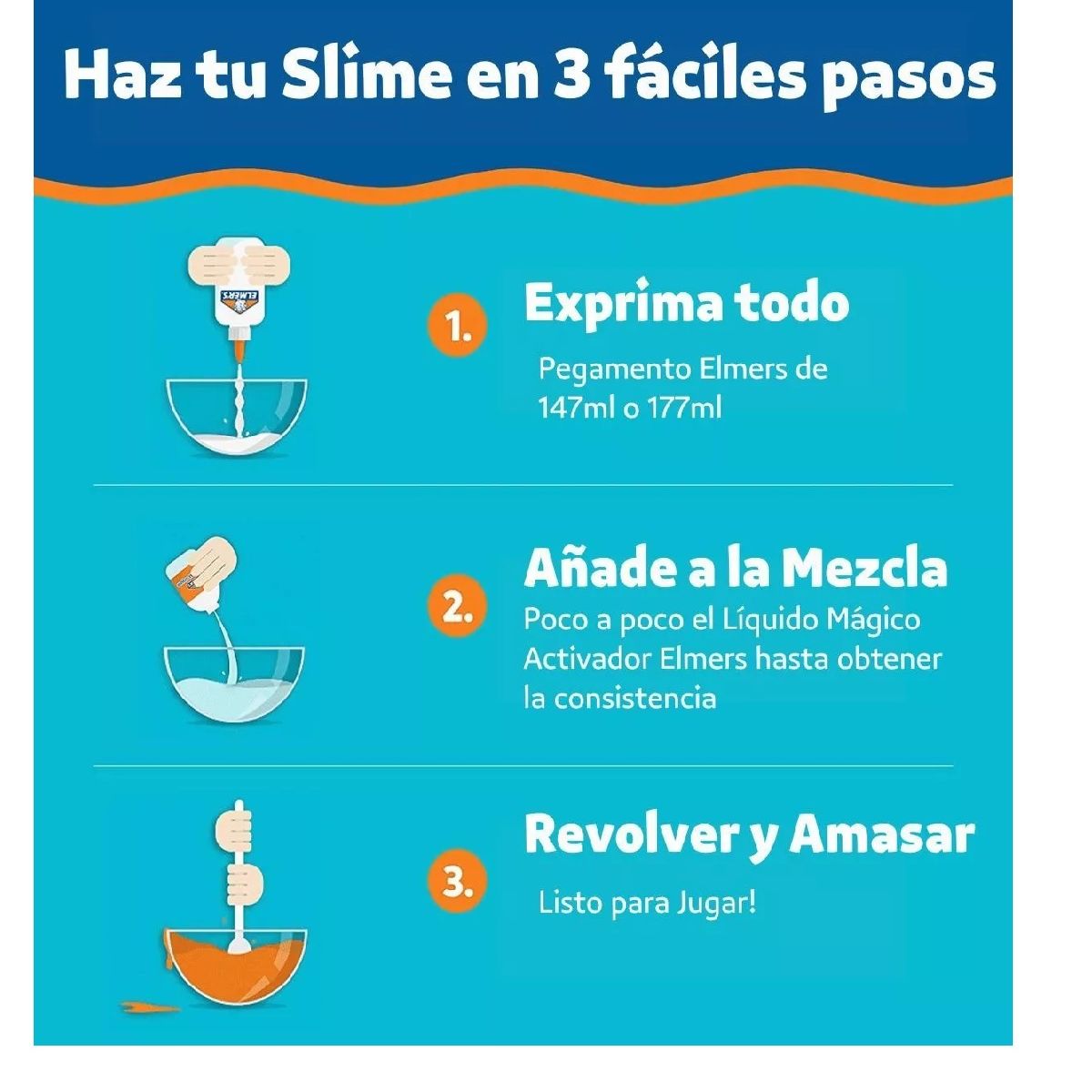 ELMERS - Pegamento Líquido Elmers Activador Transparente No Toxico