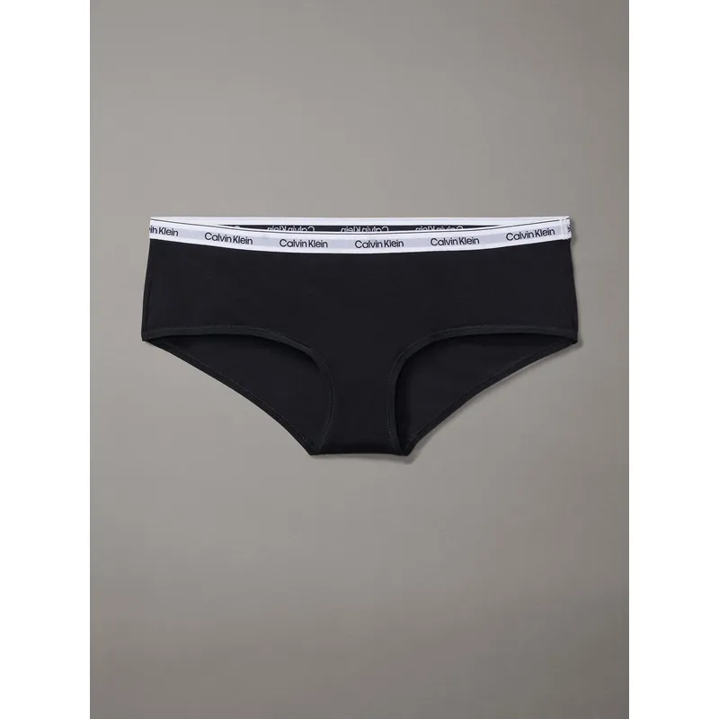 CALVIN KLEIN - Calzón Hipster Modern Logo Negro Calvin Klein