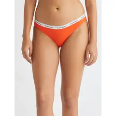CALVIN KLEIN - Calzón Bikini Modern Logo Naranja