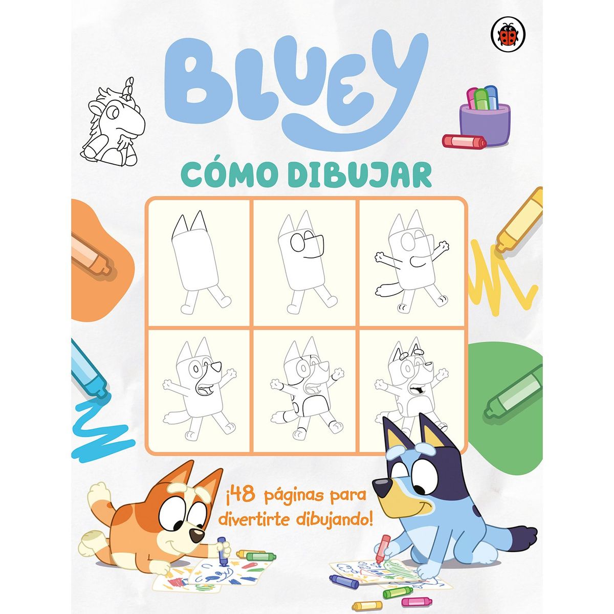 PENGUIN RANDOM HOUSE - Libro Bluey Cómo Dibujar