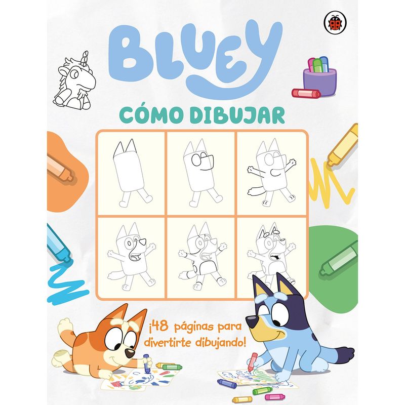 PENGUIN RANDOM HOUSE - Libro Bluey Cómo Dibujar