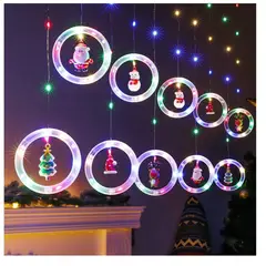 PASTELERIUS - Cascada Guirnaldas Navidad Luces Guirnalda Luces Navideñas