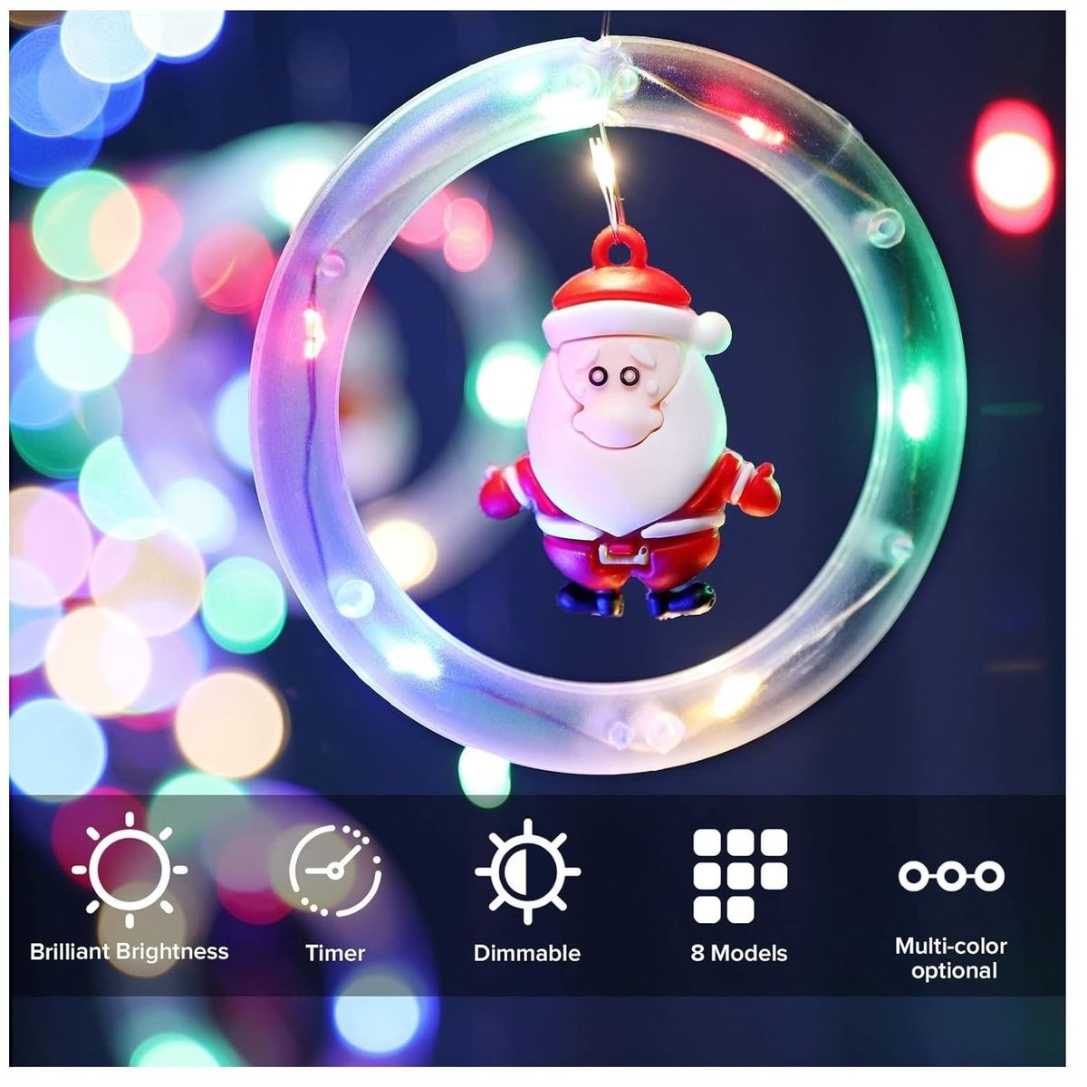 PASTELERIUSCL - Cascada Guirnaldas Navidad Luces Guirnalda Luces Navideñas