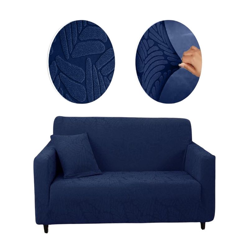GENERICO - Funda Sofá 3 Cuerpos Texturizada Ajustable 6n5