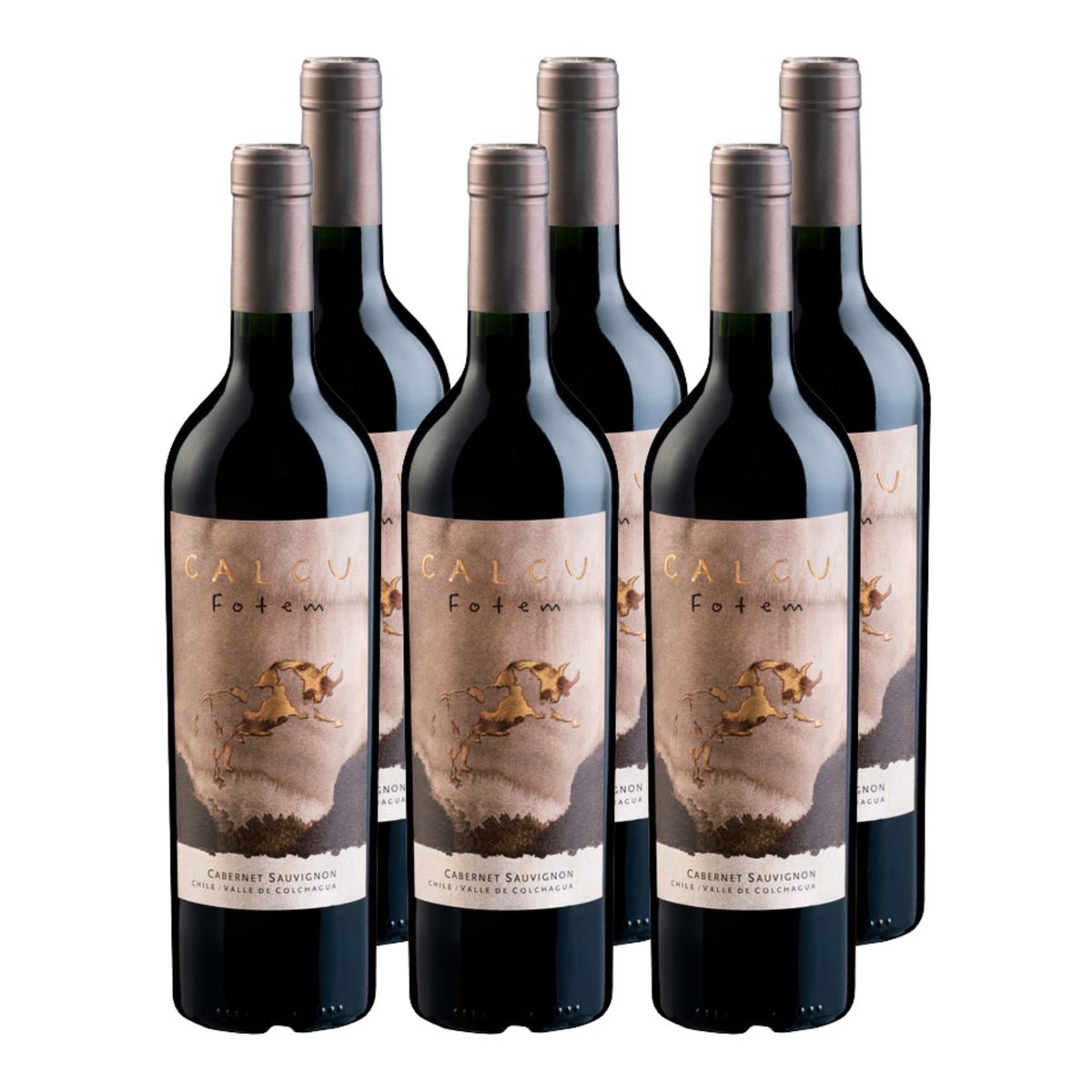 CALCU - Vino Calcu Fotem Cabernet Sauvignon 750cc x6
