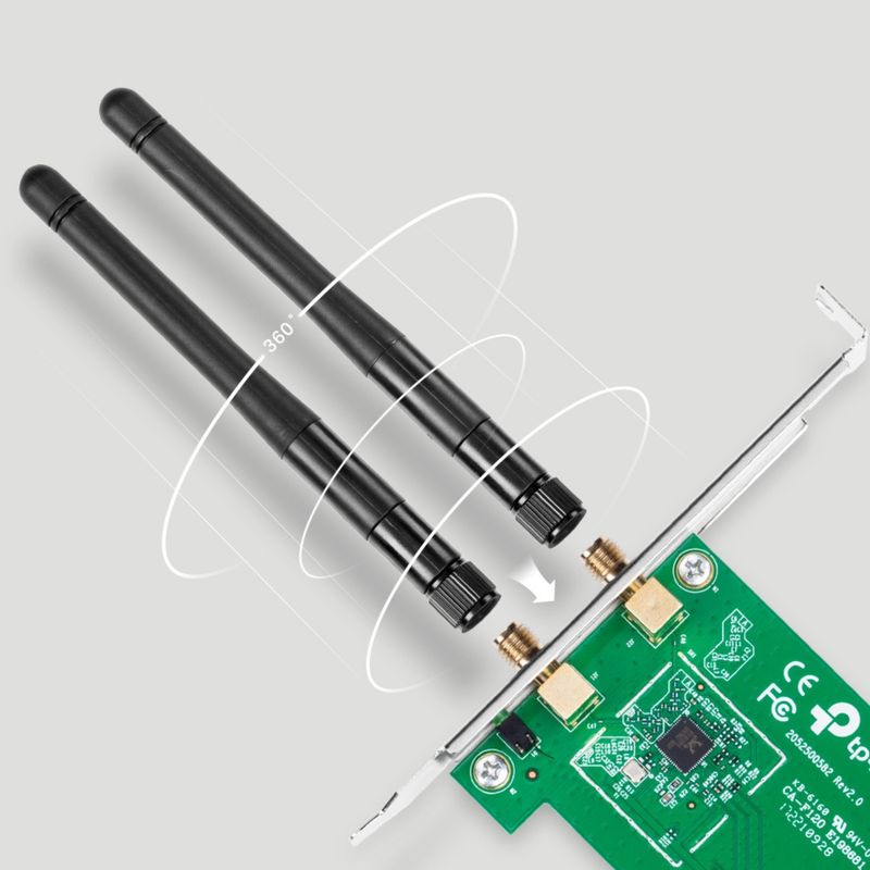TP LINK - Adaptador PCI Express inalámbrico N TL-WN881ND