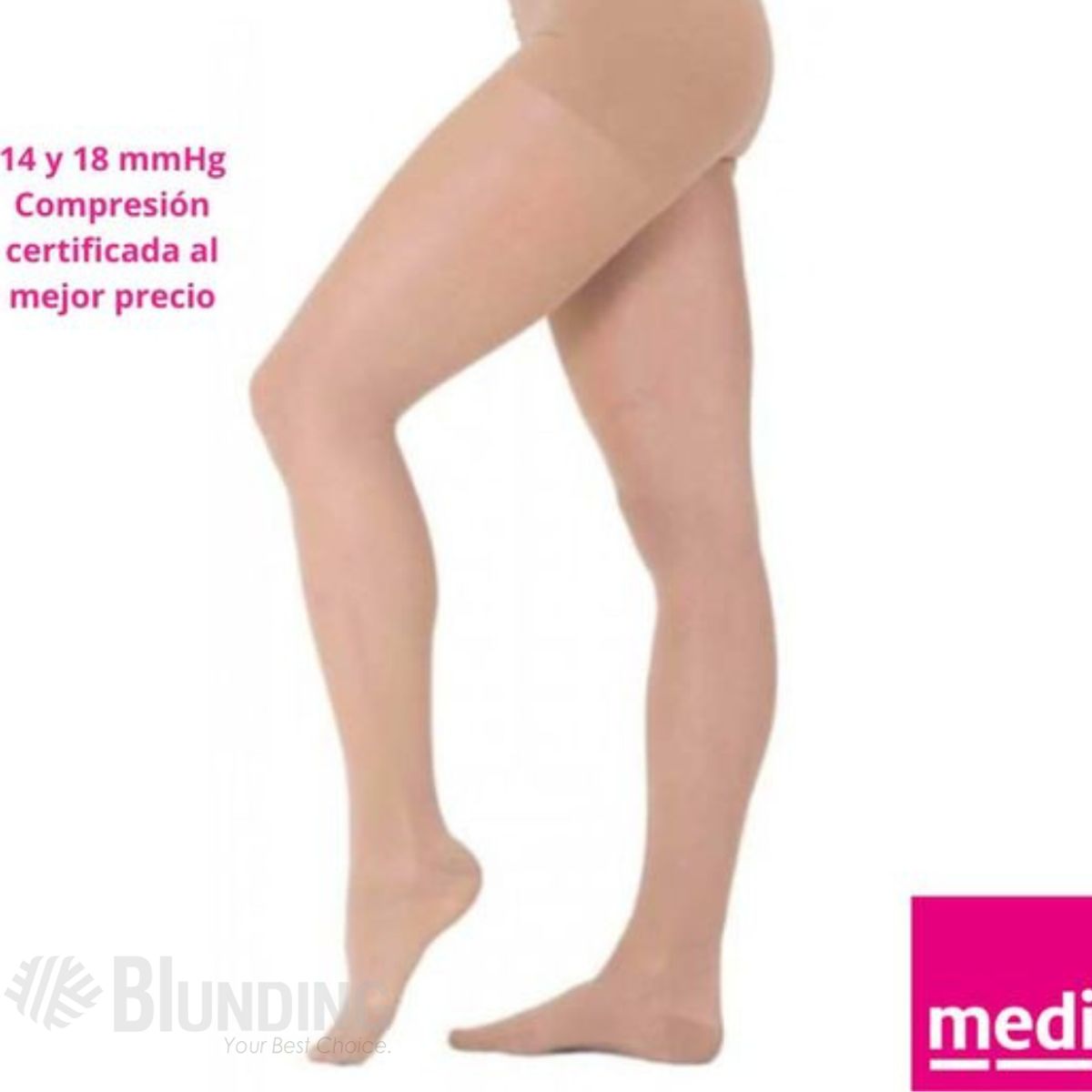 MEDISHOP - Panty de compresión mujer Swing Sheer&soft 140 den-Color Negro-Talla 1-Medi
