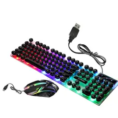 GAMEMAX - Kit De Mouse Y Teclado Alambrico Usb