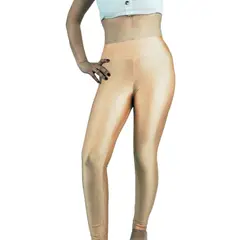 MPROPIA - Pack 2 Calza Lycra Brillante Dupont Mujer Tiro Alto Deportivo 548