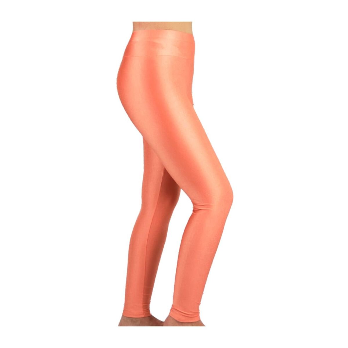 LIKE SHOP - Pack 2 Calza Lycra Brillante Dupont Mujer Tiro Alto Deportivo 548