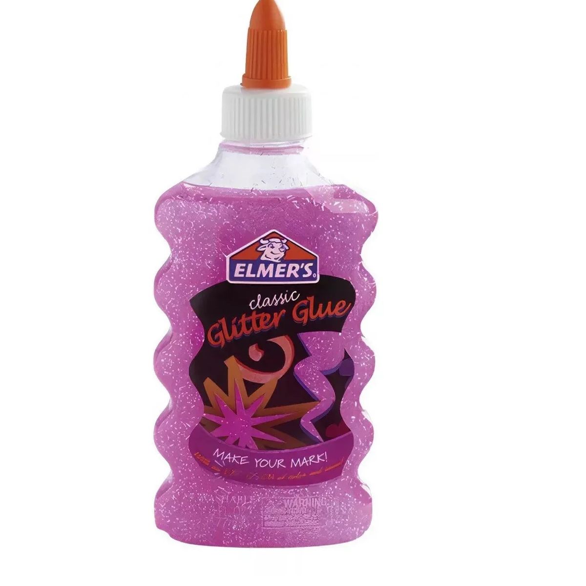 ELMERS - Pegameto Glitter Color Violeta Marca Elmers 177ml Brillant