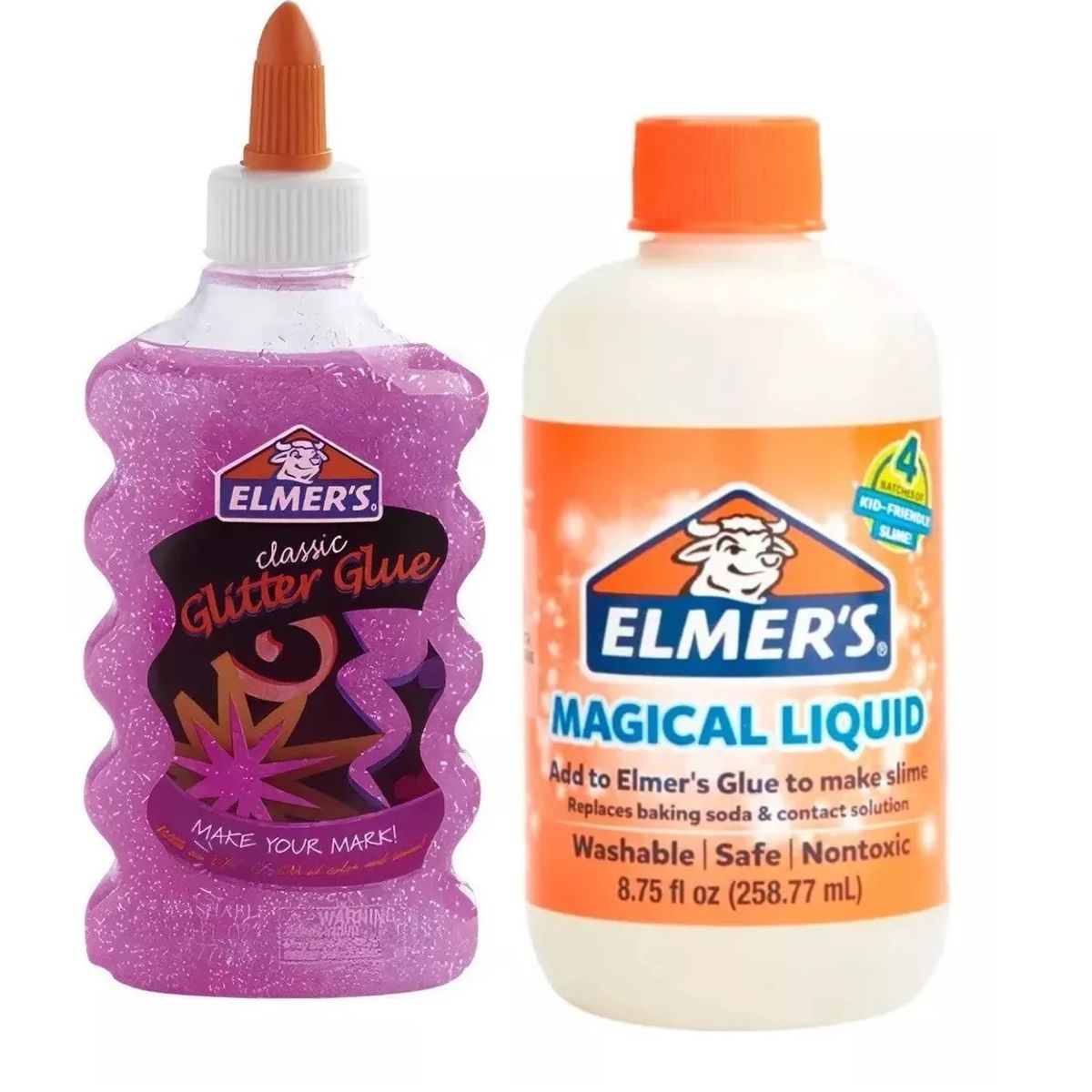 ELMERS - Set Pegamento Violeta 177ml + Activador De Slime 258ml Elmer