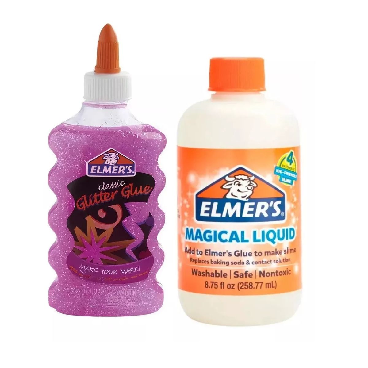 ELMERS - Set Pegamento Violeta 177ml + Activador De Slime 258ml Elmer