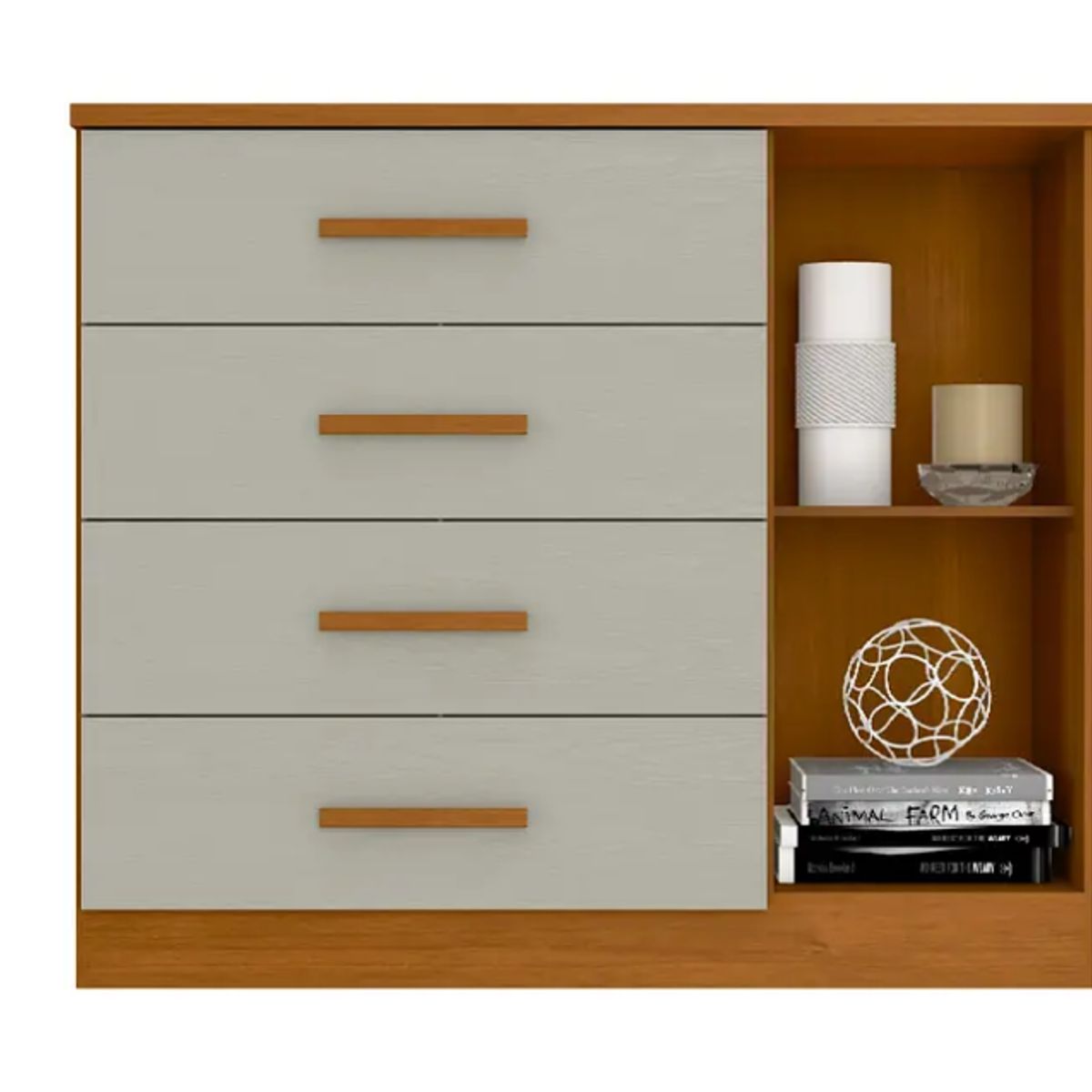 BE DESIGN - COMODA CON PUERTA ARENA CARAMELO ZANZINI