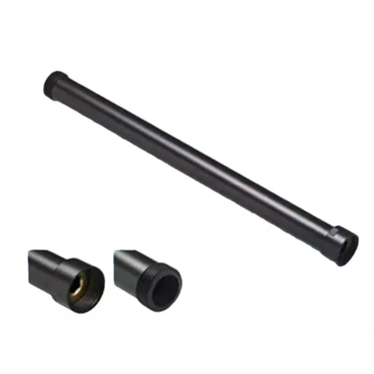 GENERICO - Extensión Para Columnas De Ducha Negra 30 Cm