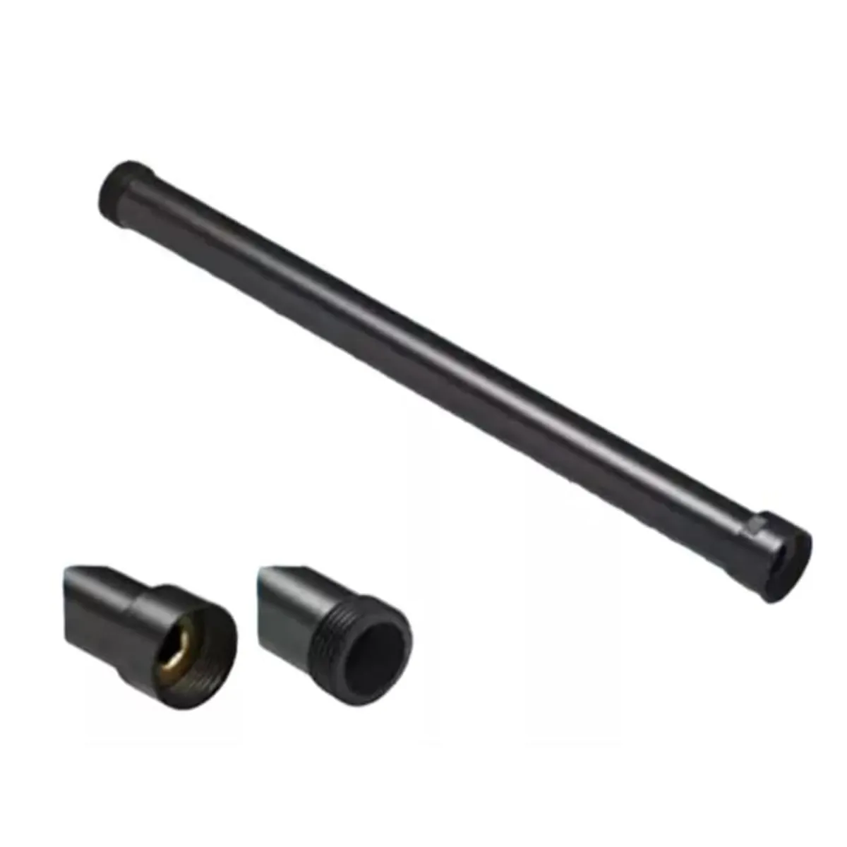 GENERICO - Extensión Para Columnas De Ducha Negra 30 Cm
