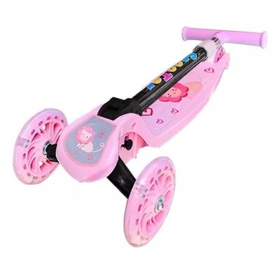 Imagen 2 del producto Scooter Monopatin Kids Plegable Ruedas Led Niñas Rosado
