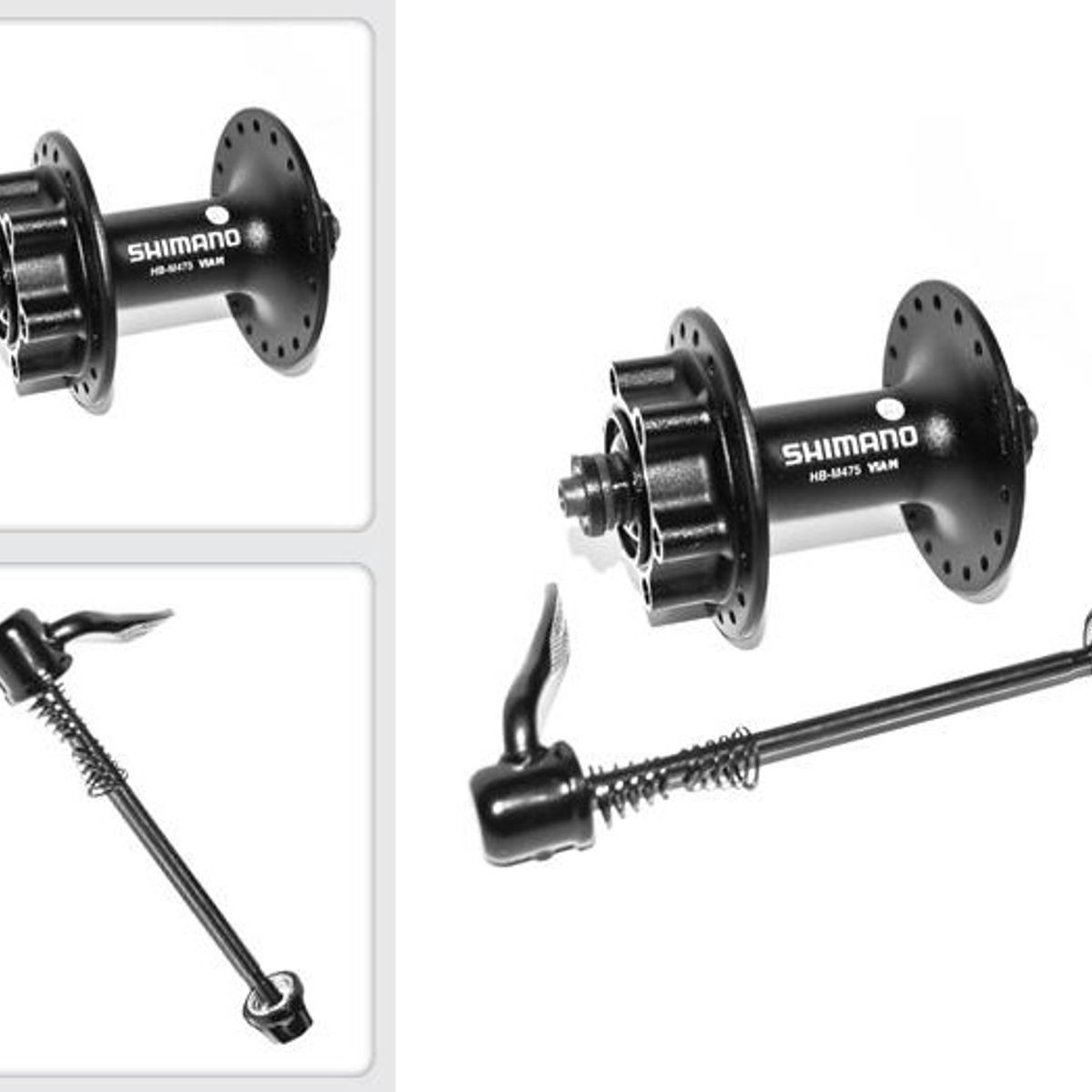 SHIMANO - Maza Delantera Shimano Hb-m475 36h