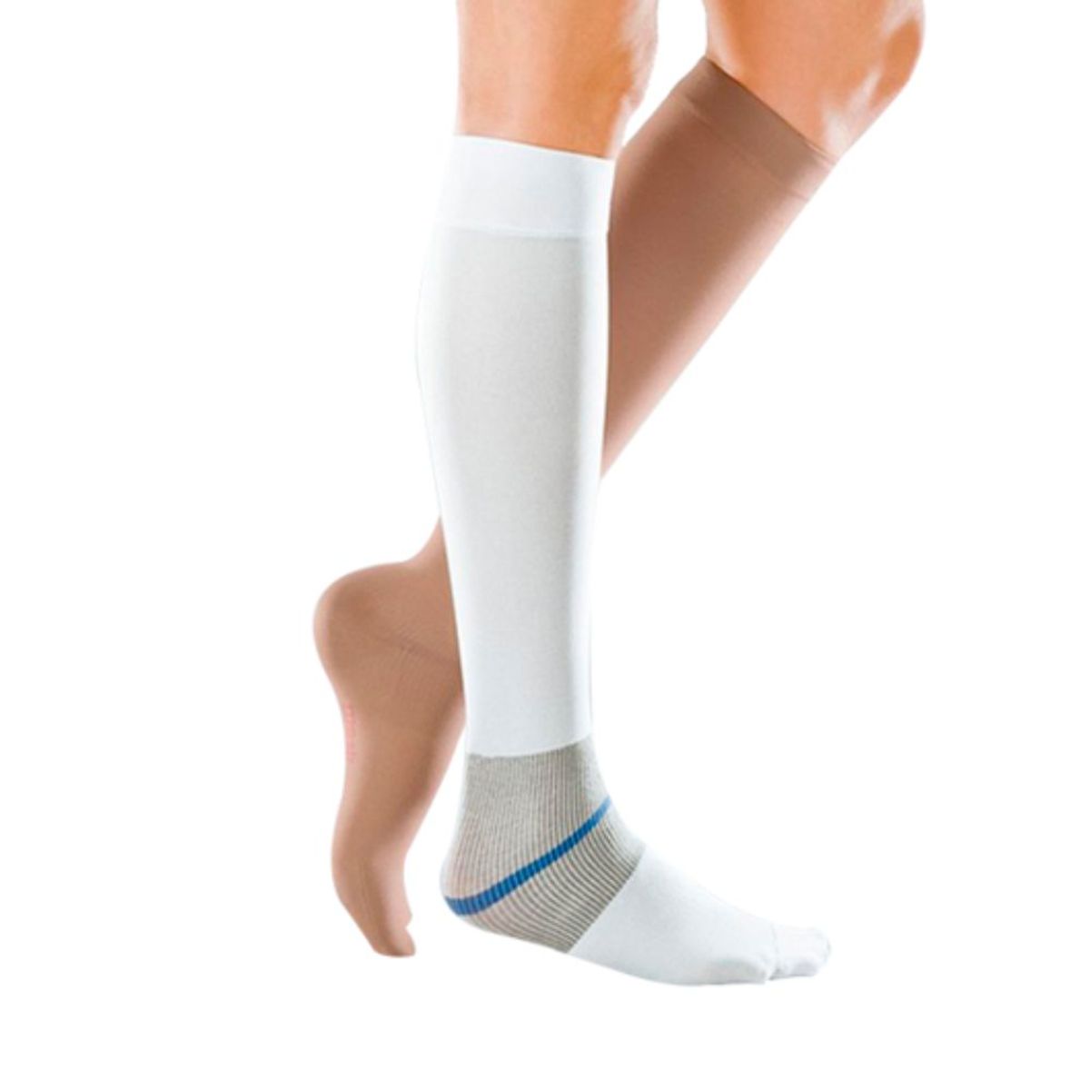 MEDISHOP - Medias cortas compresivas Ulcer kit Punta abierta- Talla V