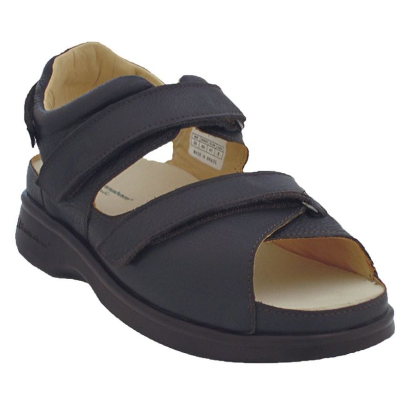 SANNABEM - Sandalia para diabetico color negro-Talla 45-Sannabem