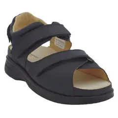 SANNABEM - Sandalia para diabetico color negro-Talla 45-Sannabem