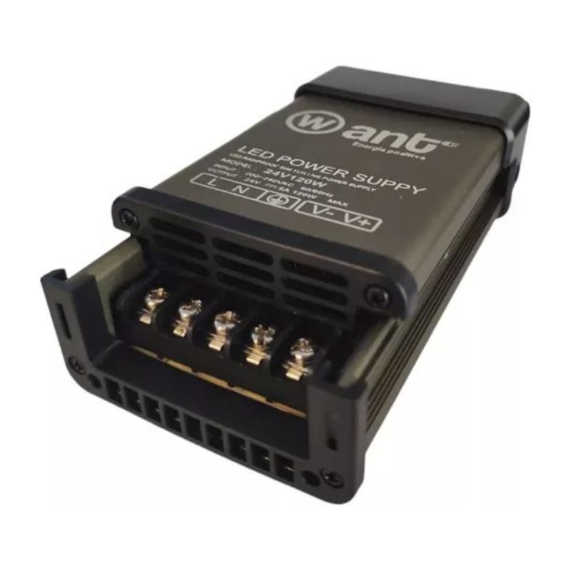 WANT - Fuente De Poder 24v 5a 120w Ip40 Cinta Foco Cámara Switching