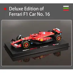 BBURAGO - Ferrari Sf-24 2024 #16 Leclerc Escala 1:43 De Lujo