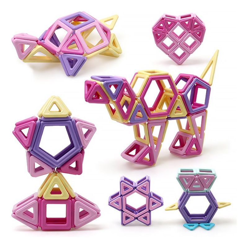 GENERICO - 58 Piece Bloques Magnéticos Construcción Juguetes Niños Imán