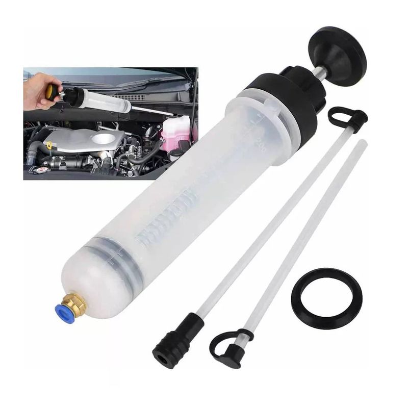 GENERICO - Extractor Aceite Líquidos 200cc Herramienta Autos Motos