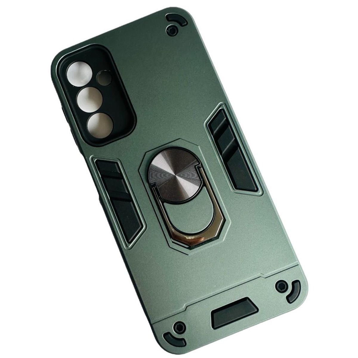 GENERICO - Carcasa Para Samsung A55 5g Anti Golpes Anillo Plomo