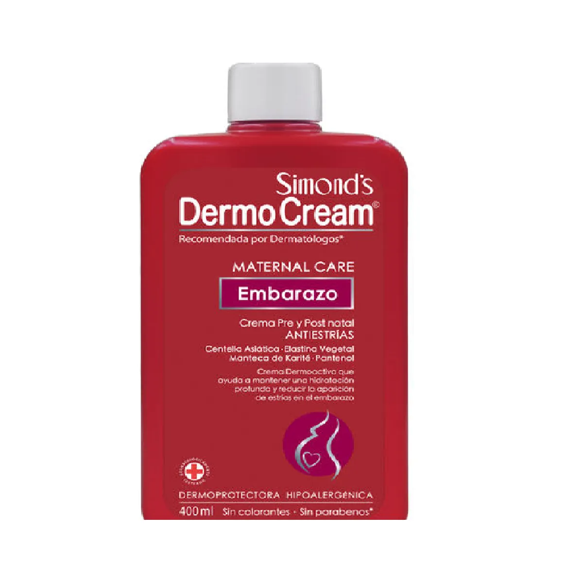 Dermocream - Dermocream Crema Corporal Pre Y Post Natal Maternal Care 400 Ml.-