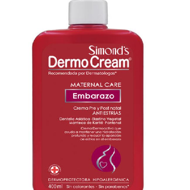 Dermocream - Dermocream Crema Corporal Pre Y Post Natal Maternal Care 400 Ml.-