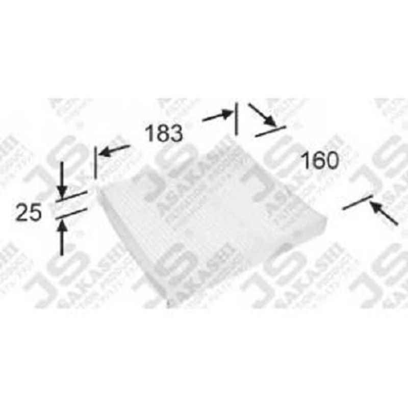 GENERICO - FILTRO CABINA KIA SOUL 1.6 - 2.0 2008 -2014