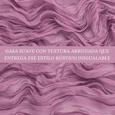 Imagen 2 del producto Camino De Mesas Gasa Rectangular Mantel Centro Tela 300 x 90 Cm Az