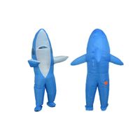 Disfraz inflable para Halloween tamaño adulto de tiburón