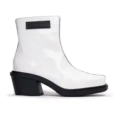LANDAZURI - Botín Cuero Hela Blanco