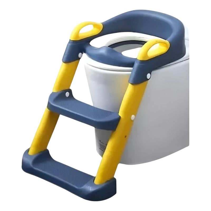 GENERICO - Asiento Adaptador Escalera Inodoro Wc Para Niños Acolchado