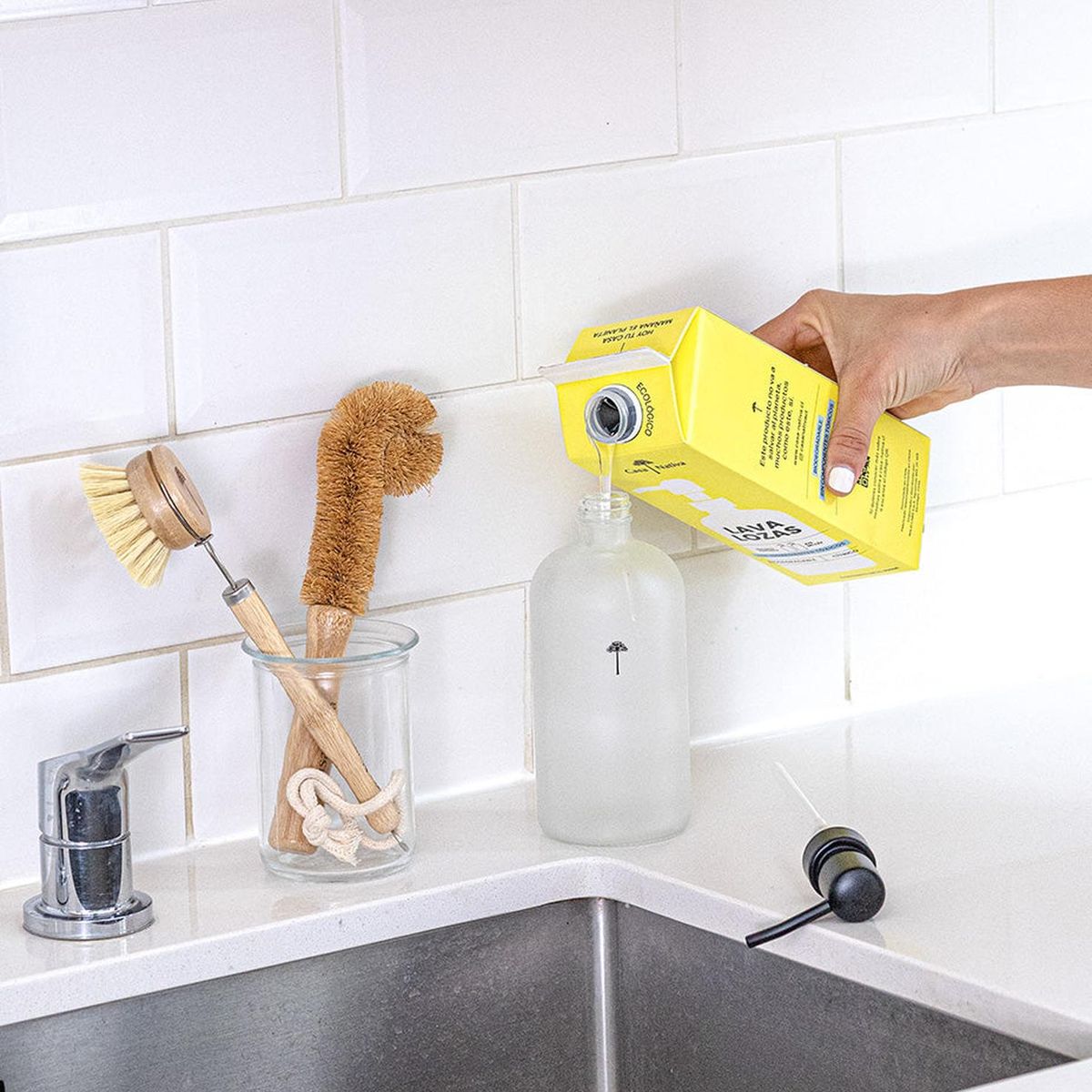 CASA NATIVA - Pack Triple Dispensadores Opacos Lavalozas