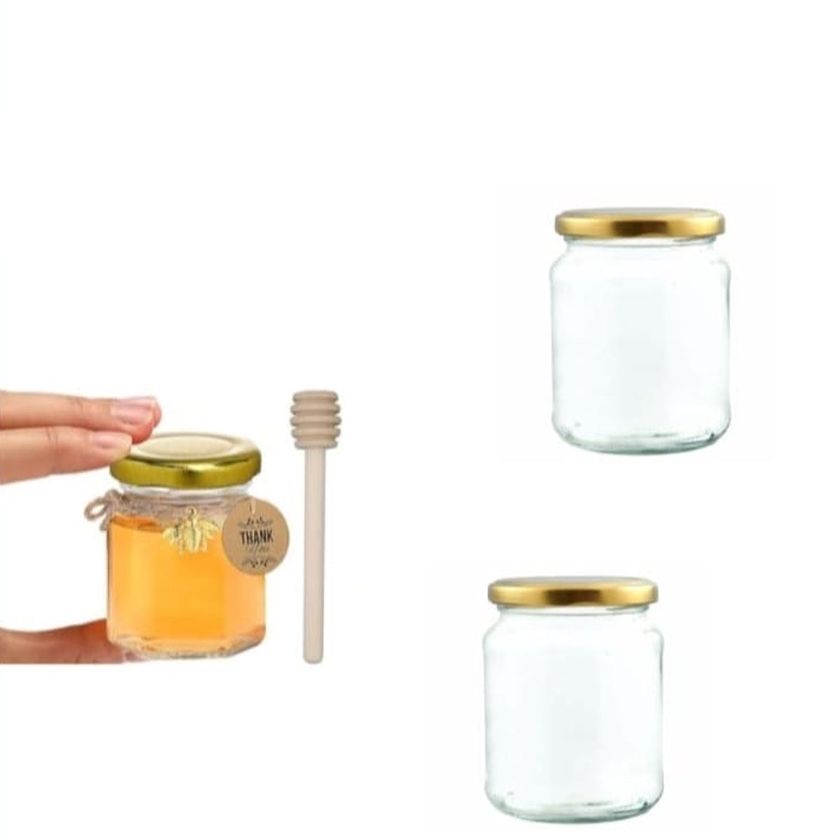 GENERICO - Frasco De Vidrio Tapa