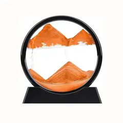 GENERICO - 3D Amarillo Deep Sea Sand Scene Moving Sand Painting Regalo Relajante