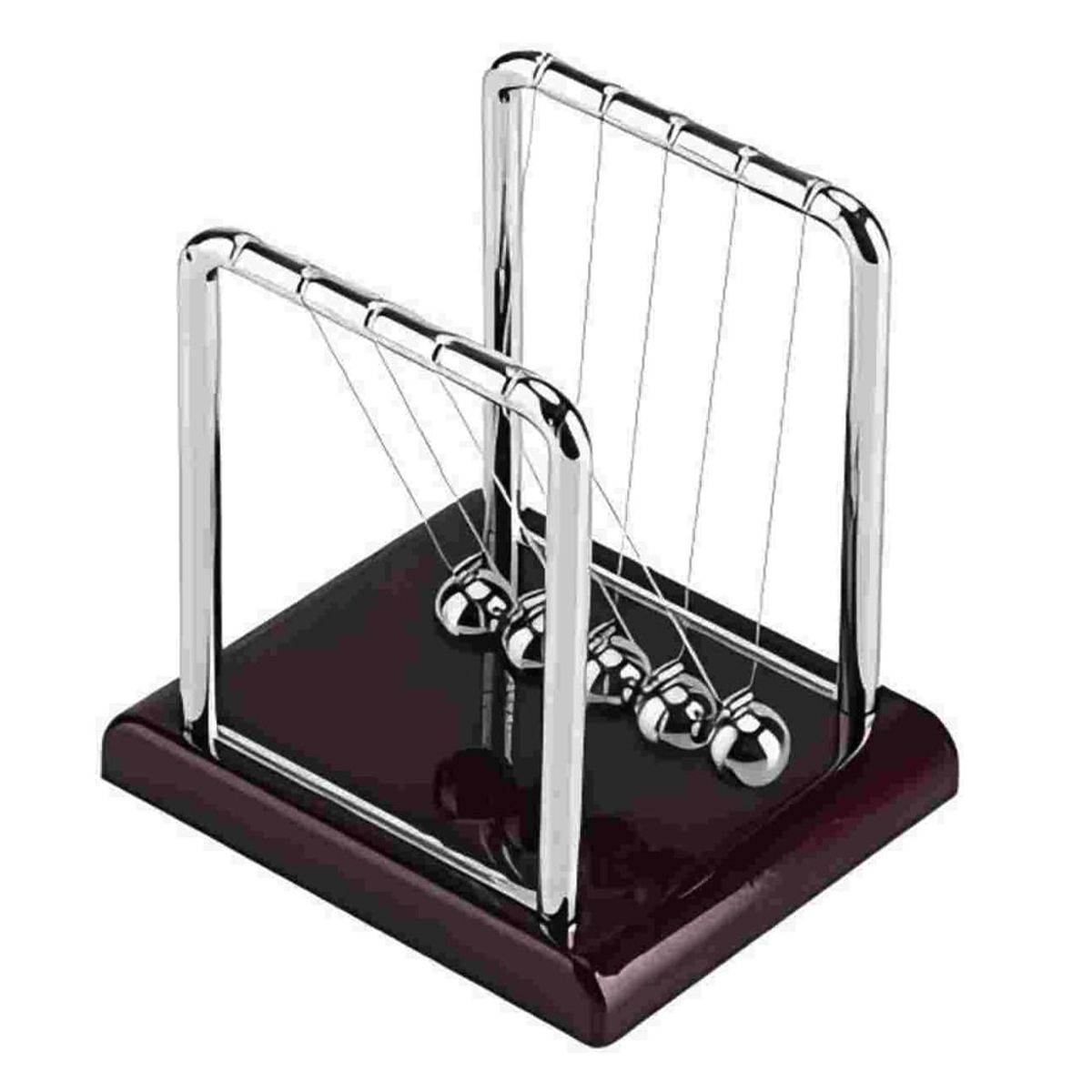 GENERICO - Rojo Bola Newton Decoración De Mesa Regalo Divertido Antiestrés