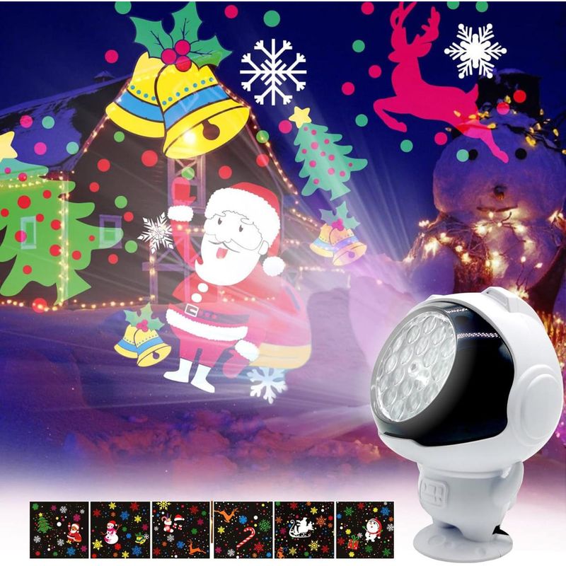 GENERICO - Proyector Astronauta De Luces Navideñas