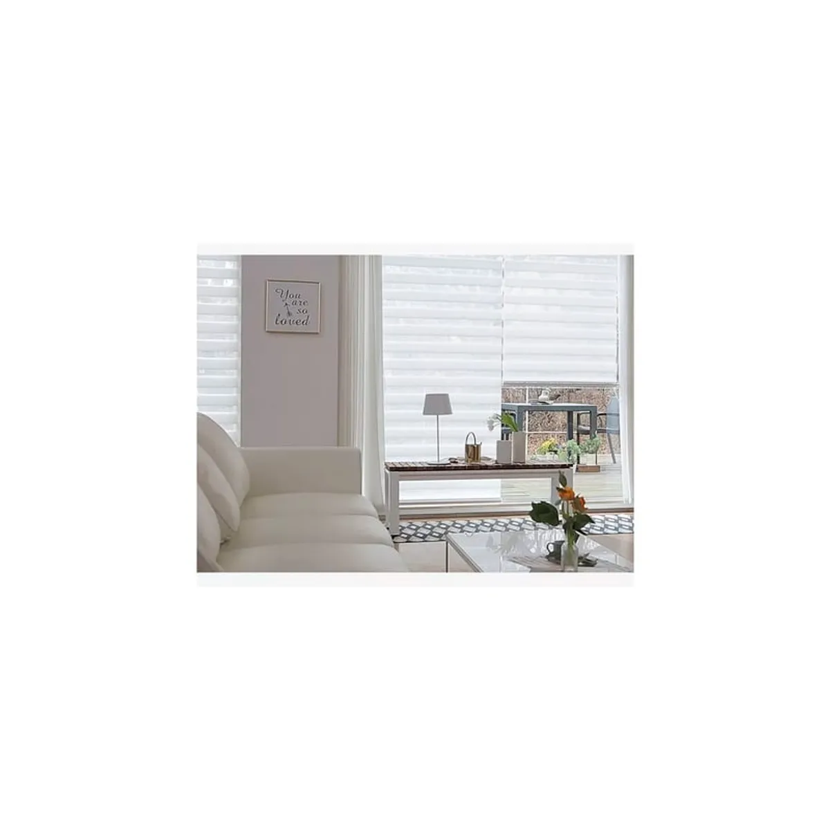GENERICO - Cortina Roller Duo 120x200 Impermeable Y Resistente Al Moho