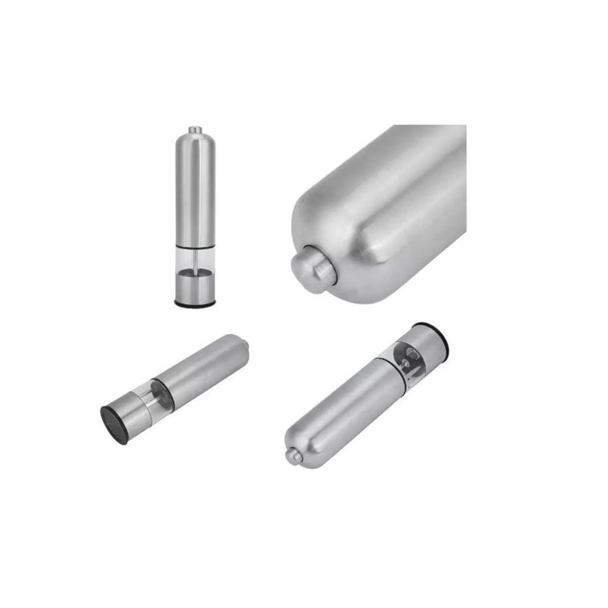 GENERICO - Molinillo Eléctrico Pimienta Sal Especias Molino Pimentero