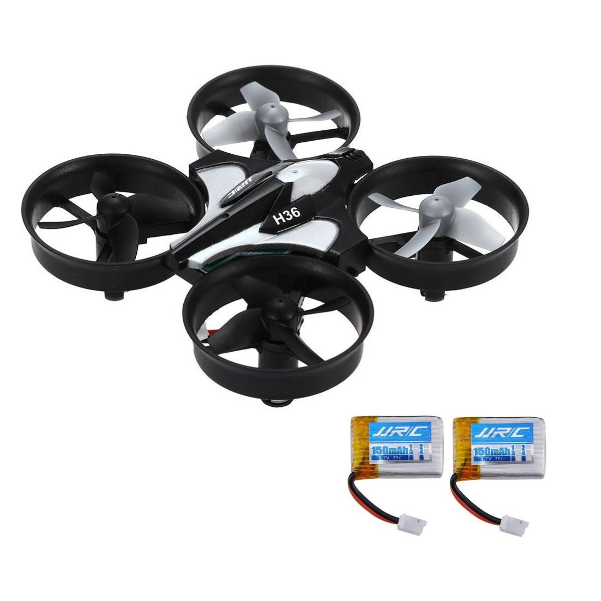 JJRC - Dron JJRC H36 24GHz 4CH Gyro RC Quadcopter 2 baterias